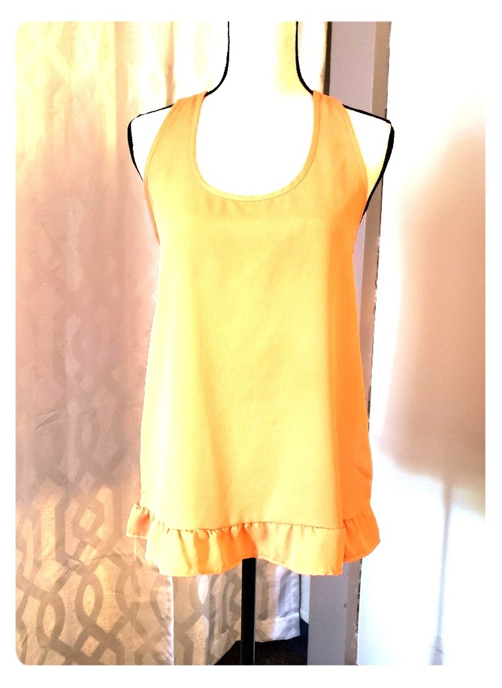 Orange Bow Top